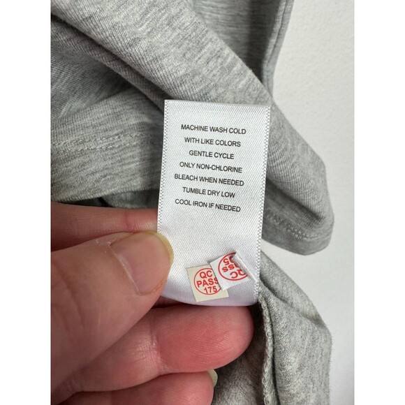 Splendid Girls Sz 3 Ruffle Trim Dress Heather Gray Long Sleeve Elastic Waist NWT - Picture 5 of 7